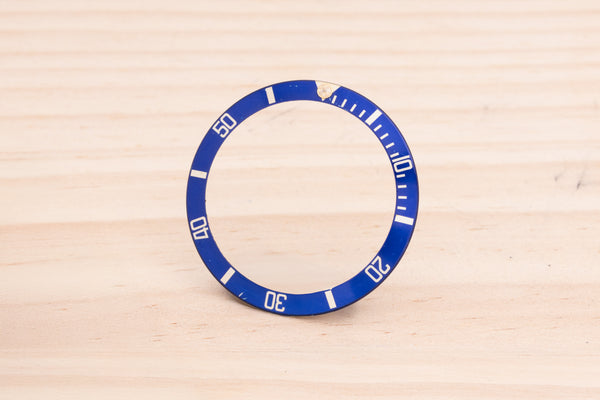 Load image into Gallery viewer, Rolex Submariner Blue Tritium Insert Cracked Pearl for 16808 - 16803 - 16613 FCD27813
