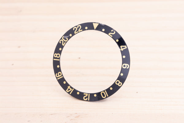 Load image into Gallery viewer, Rolex GMT Master Two Tone Black Insert for 1675 FCD27839
