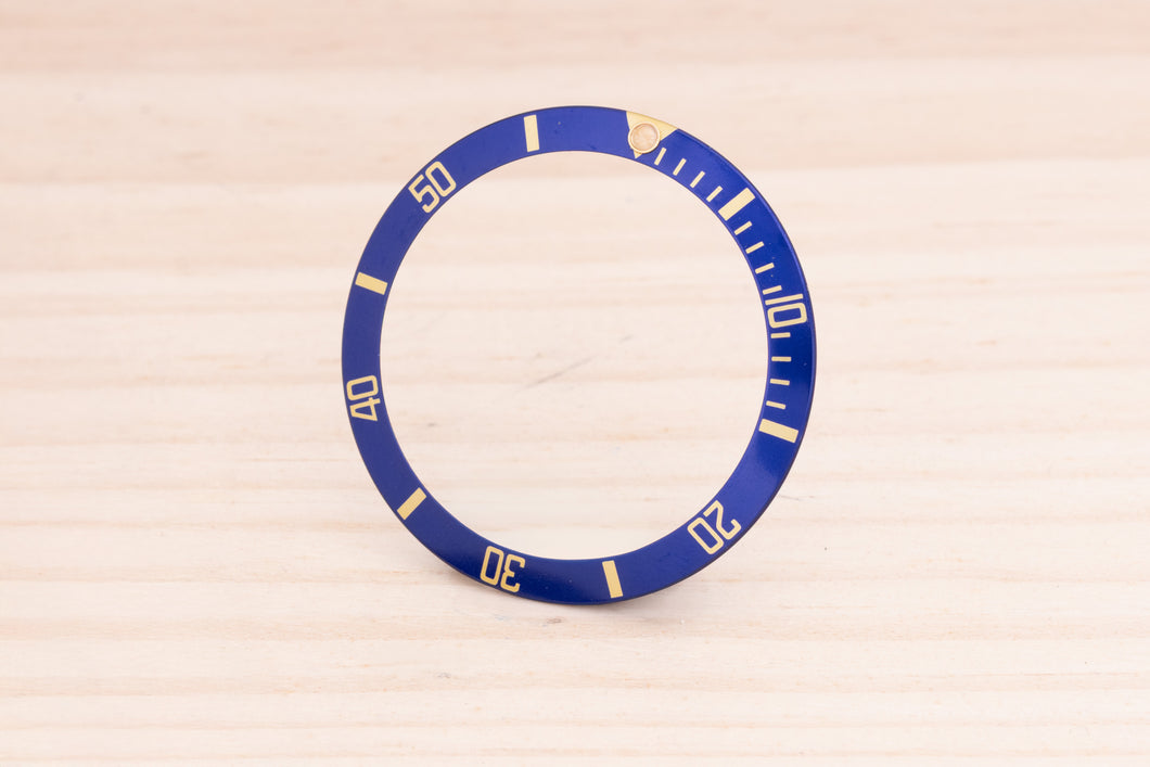 Rolex Submariner Blue Insert Tritium Pearl For 16803 - 16613 MINTY FCD27842