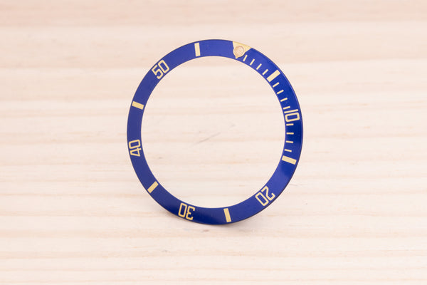 Load image into Gallery viewer, Rolex Submariner Blue Insert Tritium Pearl For 16803 - 16613 MINTY FCD27842
