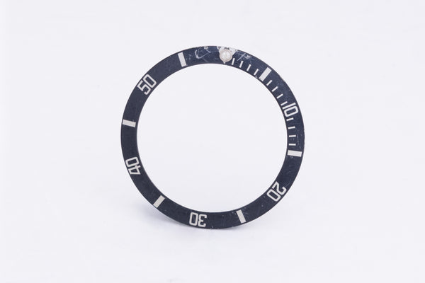 Load image into Gallery viewer, Rolex Submariner tritium Insert CRACKED Pearl for 16800 - 16610 FCD27857
