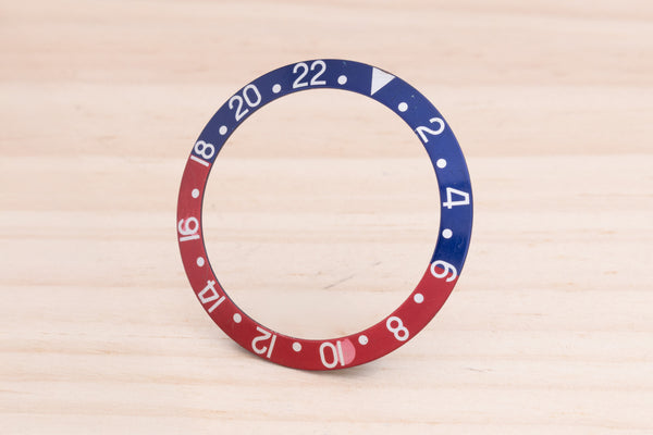 Load image into Gallery viewer, Rolex GMT Master Blue Back Pepsi Insert for model 1675 - 16750 FCD28289
