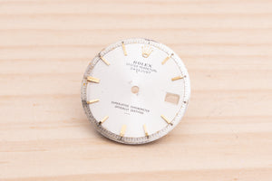 Rolex Datejust Silver Index dial for model 1601 DAMAGED FCD28343