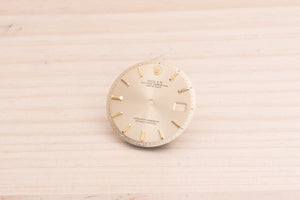 Rolex Datejust Champagne Index dial for model 1601 DAMAGED FCD28344