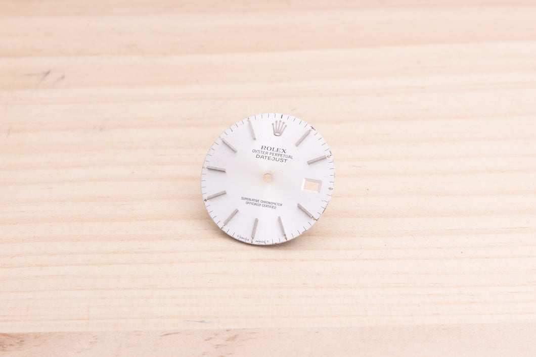 Rolex Datejust Silver Stick Dial for 16014 - 16234 FCD28346