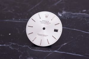 Rolex Datejust Silver Stick dial for model 16014 - 16030 FCD29068