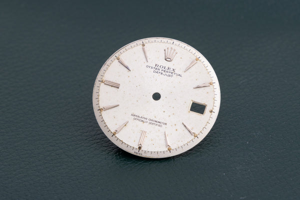 Load image into Gallery viewer, Rolex Datejust Silver Spotted Arrow Marker Dial for model 1601 FCD29071
