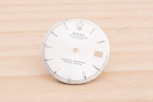 Rolex Datejust Silver Spotted Stick Dial for model 1601 FCD29073