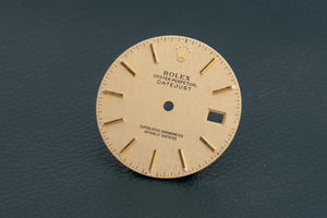 Rolex Datejust Champagne Linen stick dial for model 16013 - 16233 FCD29077