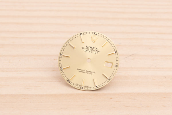 Load image into Gallery viewer, Rolex Datejust Champagne Stick Dial for model 16013 - 16233 FCD29079

