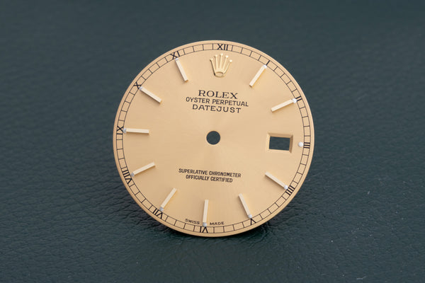 Load image into Gallery viewer, Rolex Datejust Champagne Stick Dial for model 16233 - 116233 FCD29083
