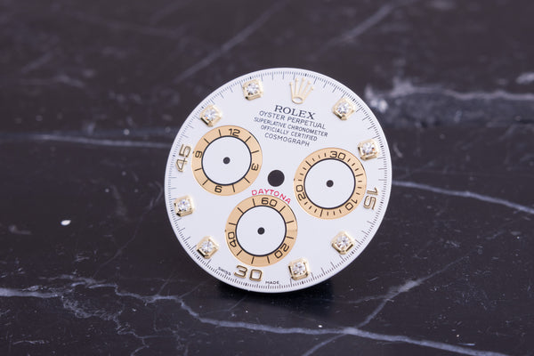 Load image into Gallery viewer, Rolex Daytona White Diamond Dial W/ hands for 116523 - 116528 FCD29113
