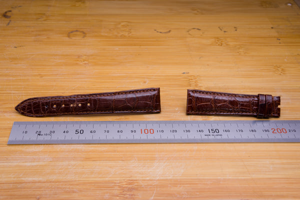 Load image into Gallery viewer, Patek Philippe Brown 20mm x 16mm Strap FCD29123
