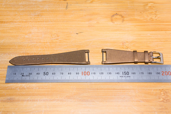 Load image into Gallery viewer, Patek Philippe Brown 21.3mm x 14.1mm Strap FCD29124
