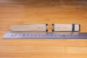Cartier 21x21mm Blue Alligator Strap FCD29240