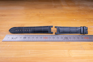 Cartier 20x19mm Black Alligator Strap FCD29242