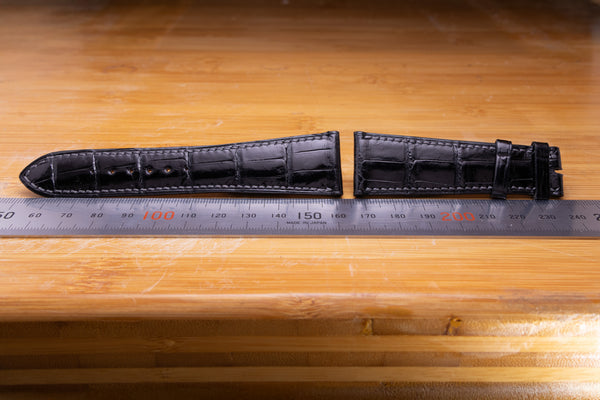 Load image into Gallery viewer, Patek Philippe Black 24mm x 18mm Strap FCD29326
