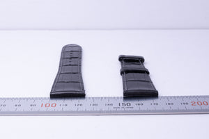 Patek Philippe Black 24mm x 18mm Strap FCD29326