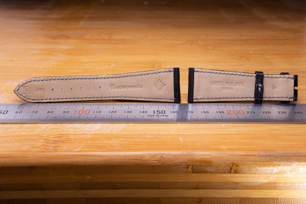 Load image into Gallery viewer, Patek Philippe Black 24mm x 18mm Strap FCD29326
