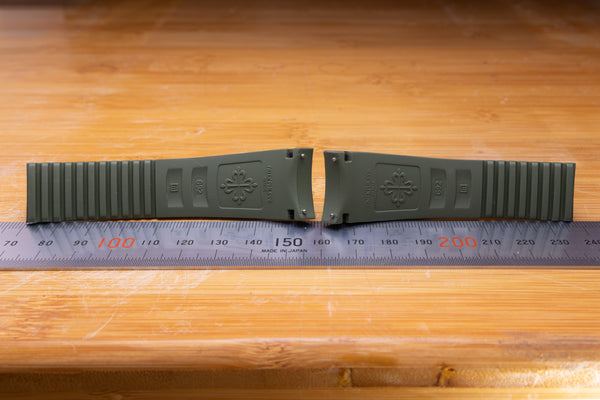 Load image into Gallery viewer, Patek Olive Green Strap for 5968G FCD29329
