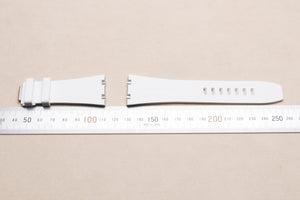 Audemars Piguet White Rubber Strap 30mm x 22mm for Offshore Divers FCD29377