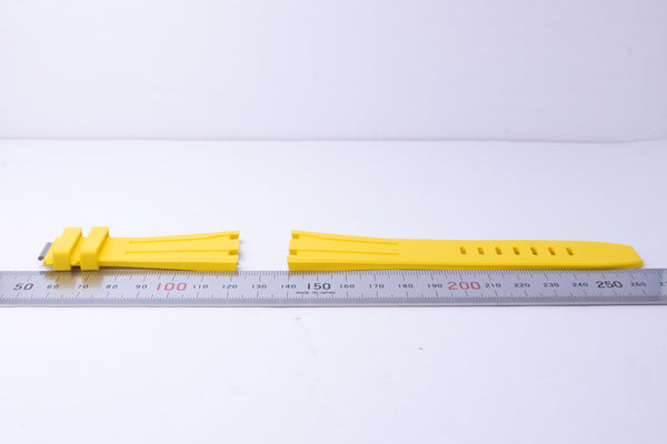 Load image into Gallery viewer, Audemars Piguet Yellow Rubber Strap 30mm x 22mm for Offshore Divers FCD29379
