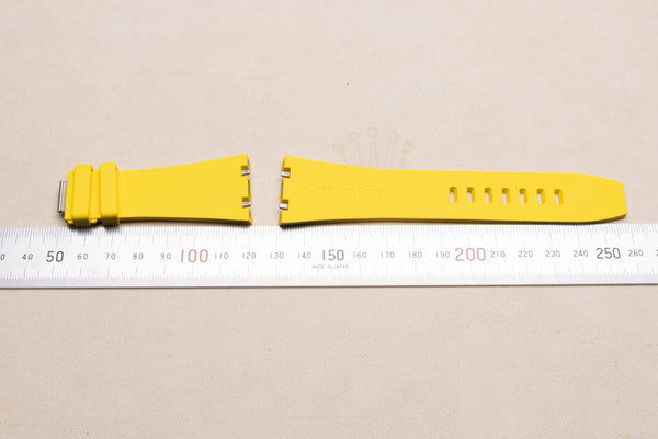 Load image into Gallery viewer, Audemars Piguet Yellow Rubber Strap 30mm x 22mm for Offshore Divers FCD29379

