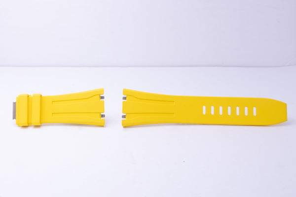 Load image into Gallery viewer, Audemars Piguet Yellow Rubber Strap 30mm x 22mm for Offshore Divers FCD29379
