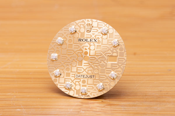 Load image into Gallery viewer, Rolex Champagne Jubilee Diamond Dial for 116233 FCD29447
