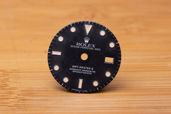 Load image into Gallery viewer, Rolex GMT Master II DAMAGED Dial for 16700 - 16710 FCD29514
