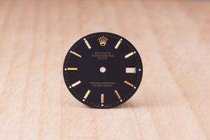 Rolex Black Stick Date dial for model 15013 - 15233 FCD29564