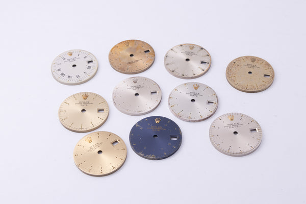 Load image into Gallery viewer, Rolex DAMAGED Original Ladies Dial Lot 10 Total FCD29694
