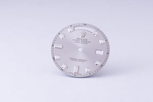 Rolex Day-Date Silver Diamond Dial for 118239 FCD29740