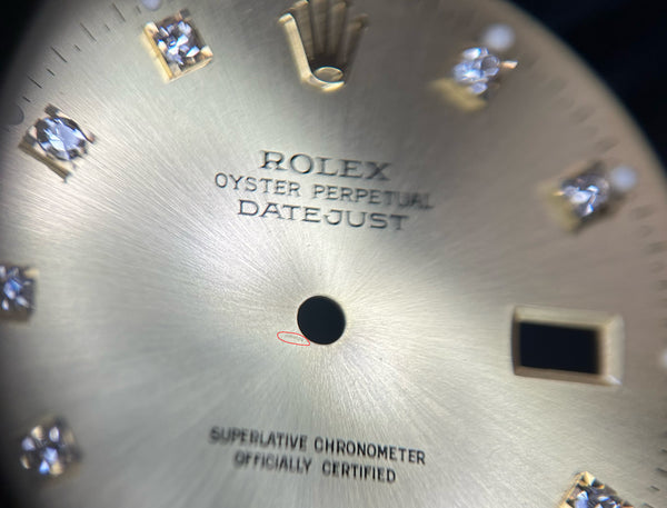 Load image into Gallery viewer, Rolex Datejust Champagne Diamond dial for model 16013 - 16233 FCD29781
