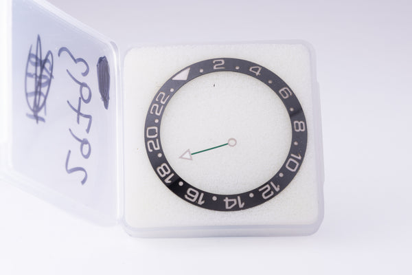 Load image into Gallery viewer, Rolex GMT Master II Bezel Insert + Hand for 116710LN FCD29793

