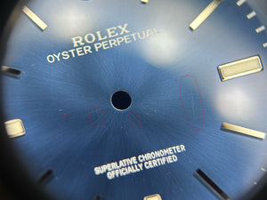 Rolex Oyster Perpetual 39 mm Blue Dial for model 114300 FCD29881
