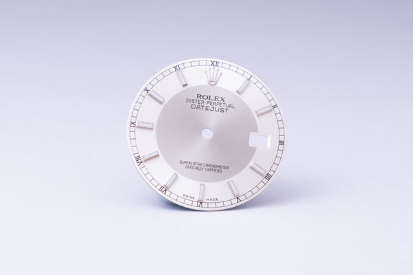 Load image into Gallery viewer, Rolex Mens Silver Tuxedo Lumi Stick Dial for 116234 - 116200 FCD29923

