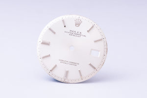 Rolex Silver stick marker dial for model 1601 - 1603 FCD29932