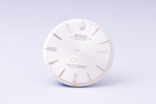 Load image into Gallery viewer, Rolex Silver stick marker dial for model 1601 - 1603 FCD29934

