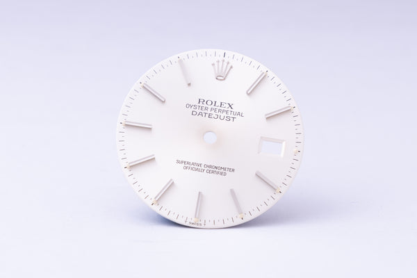 Load image into Gallery viewer, Rolex Datejust Silver Stick dial for model 16014 - 16030 FCD29941
