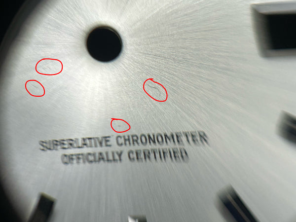 Load image into Gallery viewer, Rolex Datejust Silver Stick dial for model 16014 - 16030 FCD29944
