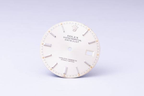 Load image into Gallery viewer, Rolex Datejust Silver Stick dial for model 16014 - 16030 FCD29946
