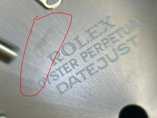 Load image into Gallery viewer, Rolex Mens Datejust Polar Stick dial for model 16013 FCD29958
