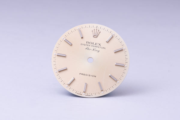 Load image into Gallery viewer, Rolex Airking Silver Stick Dial for model 14000 - 14010 FCD29981
