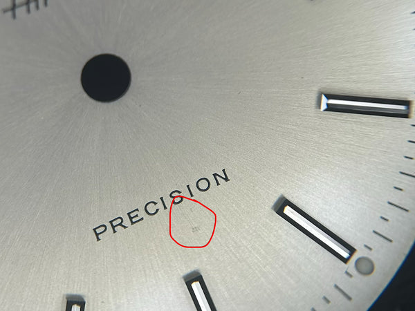 Load image into Gallery viewer, Rolex Airking Silver Stick Dial for model 14000 - 14010 FCD29989
