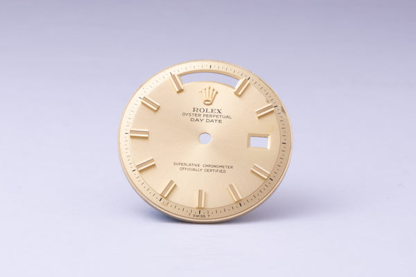 Load image into Gallery viewer, Rolex Day-Date Champagne Wide Boy dial for model 1803 FCD29994
