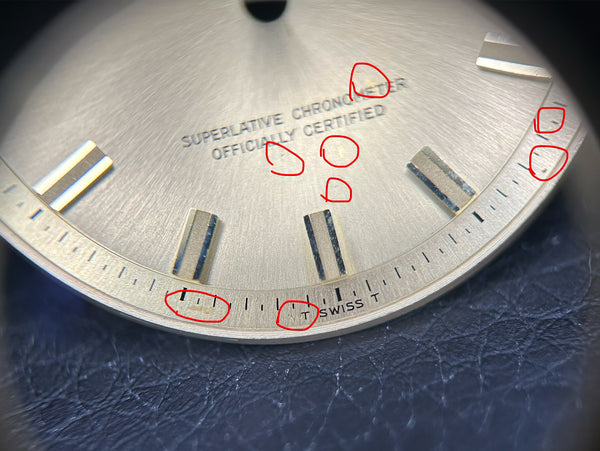 Load image into Gallery viewer, Rolex Day-Date Champagne Wide Boy dial for model 1803 FCD29994
