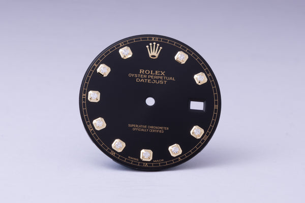 Load image into Gallery viewer, Rolex Datejust 41 Black Diamond Dial for 126333 FCD30003
