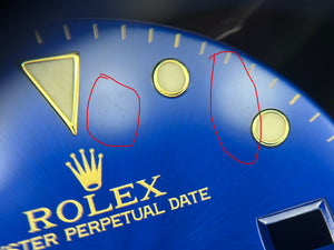 Rolex Submariner Blue "Swiss Made" Dial for model 16613 FCD30025