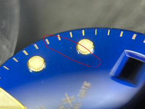 Rolex Submariner Blue "Swiss Made" Dial for model 16613 FCD30025
